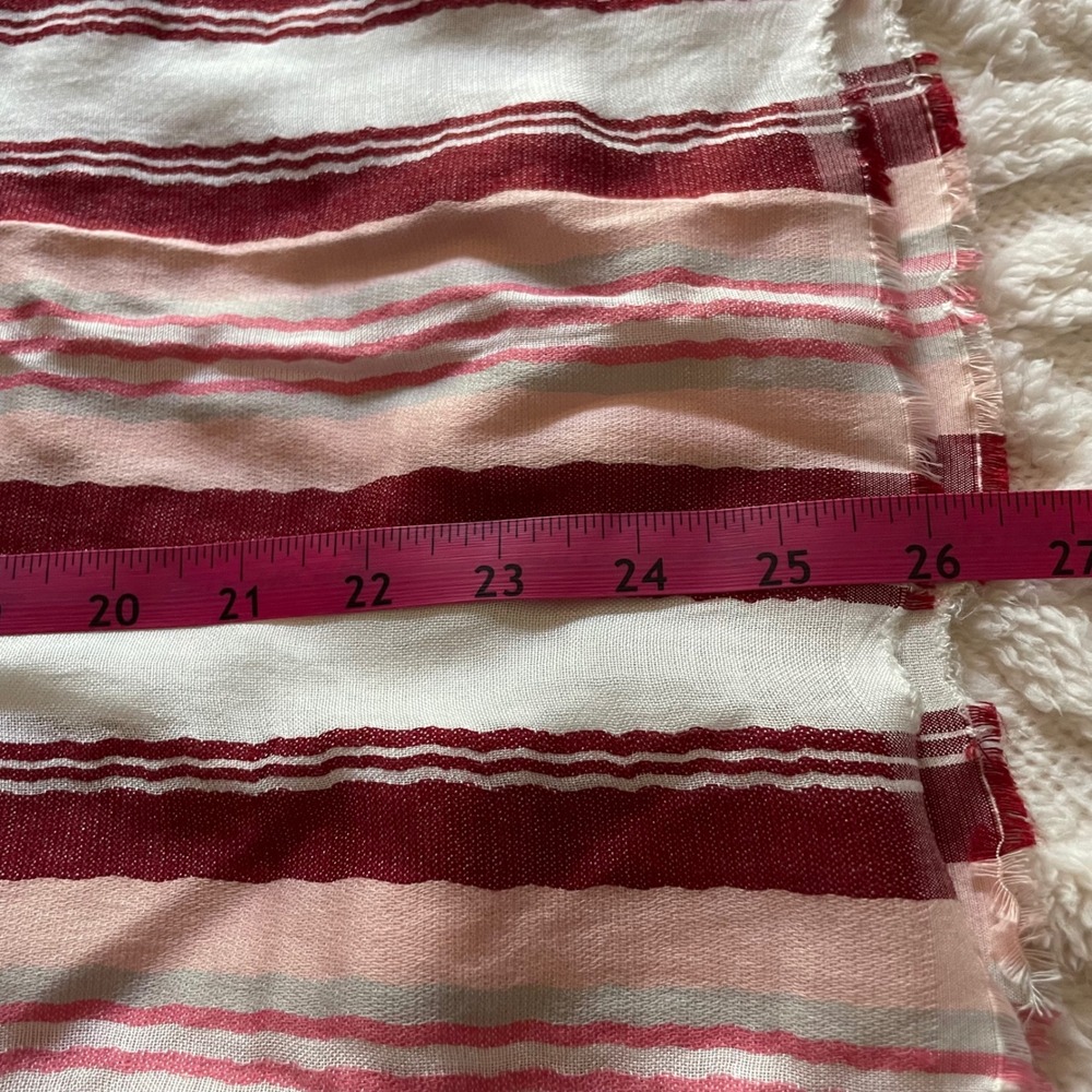 Alliance Striped Lightweight Rectangular Scarf Wr… - image 7